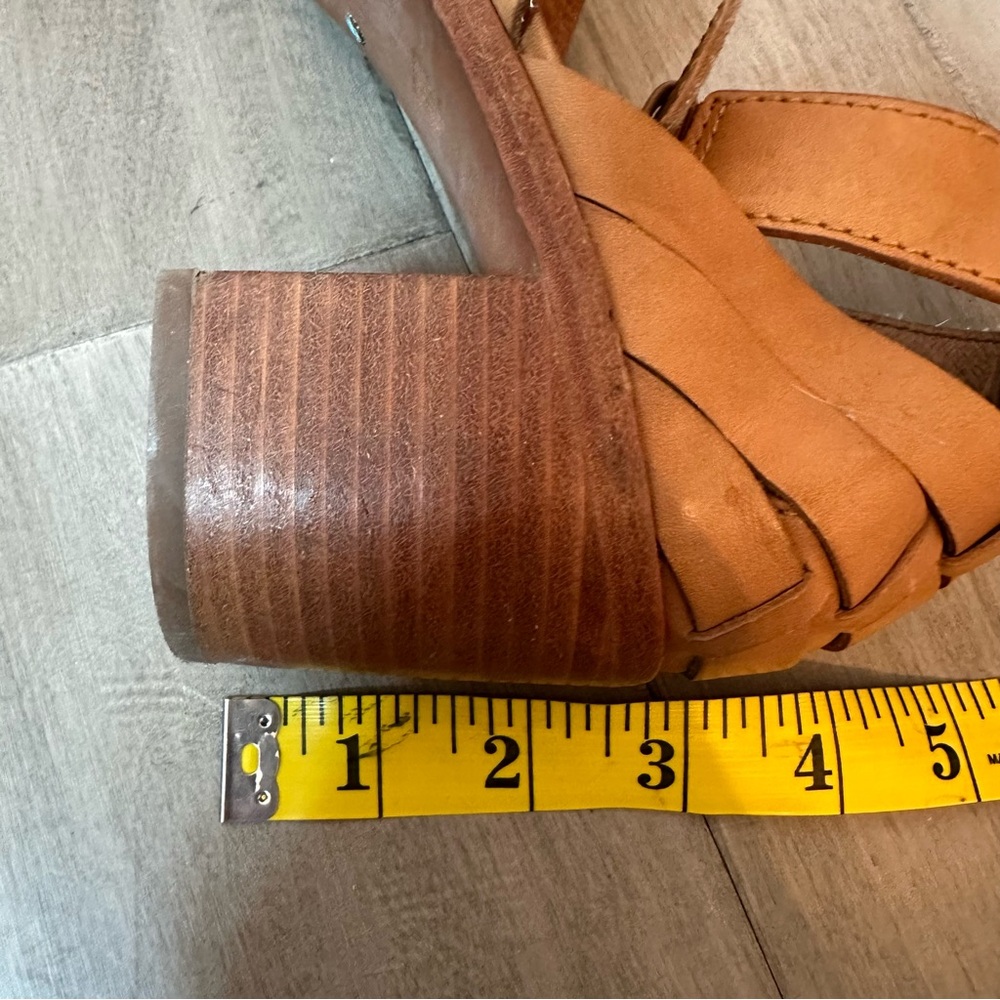 Frye Bianca Huarache Sandals Tan Women’s 7.5 - Picture 13 of 14